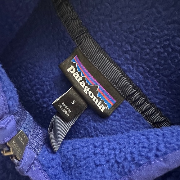 NWT Patagonia Retro Pile Fleece Half-Zip – Sold-Out Cobalt Blue, Size S - Picture 8 of 8